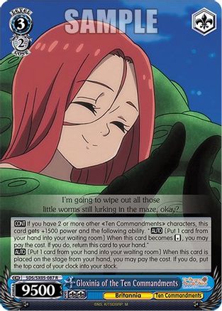 [SDS/SX05-087 R] Gloxinia of the Ten Commandments