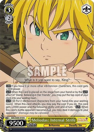 [SDS/SX05-010 R] Meliodas: Internal Strife