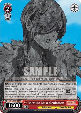 [SDS/SX05-061 R] Merlin: Miscalculation