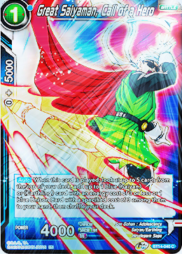 [BT14-040] Great Saiyaman, Call of a Hero (Foil)