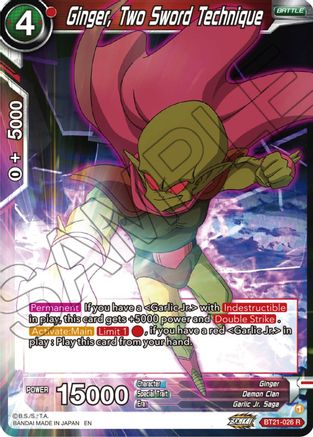 [BT21-026] Ginger, Two Sword Technique (Foil)