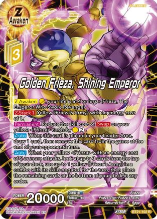 [BT21-102] Golden Frieza, Shining Emperor (Foil)