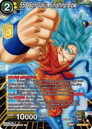 [BT21-103] SSB Son Goku, Finishing Blow (Foil)