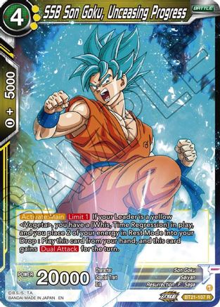 [BT21-107] SSB Son Goku, Unceasing Progress (Foil)