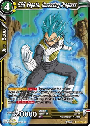 [BT21-112] SSB Vegeta, Unceasing Progress (Foil)