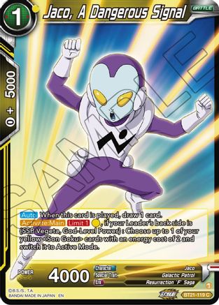 [BT21-119] Jaco, A Dangerous Signal (Foil)