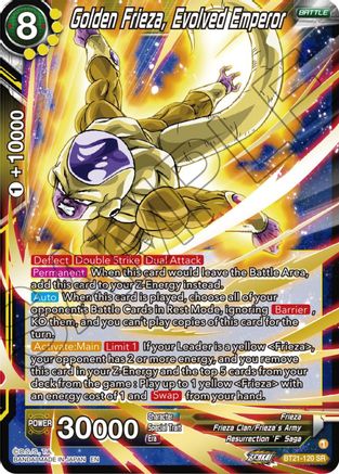 [BT21-120] Golden Frieza, Evolved Emperor