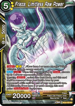 [BT21-122] Frieza, Limitless Raw Power (Foil)