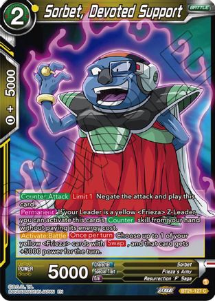 [BT21-127] Sorbet, Devoted Support (Foil)