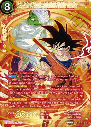 [BT21-011] Son Goku & Piccolo, Arch-Rivals Fighting Together (SPR)