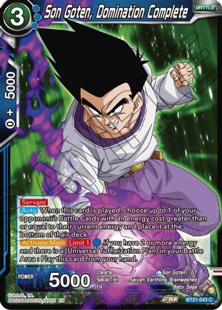 [BT21-043] Son Goten, Domination Complete (Foil)