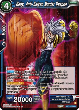 [BT21-061] Baby, Anti-Saiyan Murder Weapon (Foil)