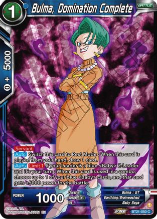 [BT21-050] Bulma, Domination Complete (Foil)