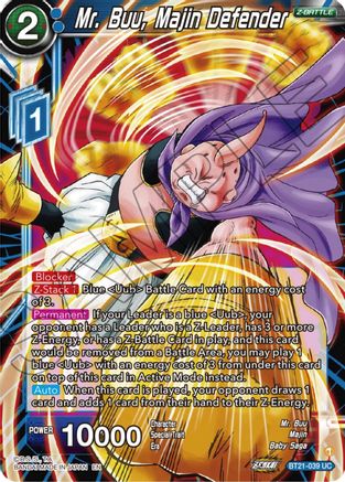 [BT21-039] Mr. Buu, Majin Defender (Foil)