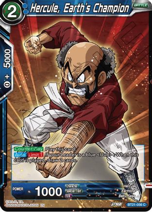 [BT21-056] Hercule, Earth's Champion (Foil)