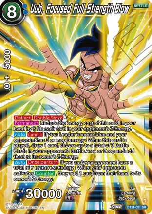 [BT21-051] Uub, Focused Full-Strength Blow