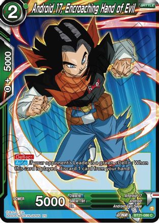 [BT21-086] Android 17, Encroaching Hand of Evil (Foil)