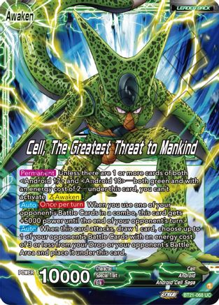 [BT21-068] Cell // Cell, The Greatest Threat to Mankind (Foil)