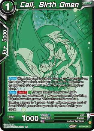 [BT21-094] Cell, Birth Omen (Foil)