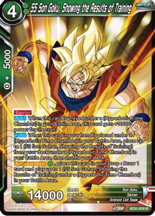 [BT21-078] SS Son Goku, Showing the Results of Training (Foil)