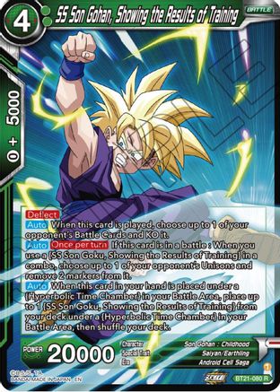 [BT21-080] SS Son Gohan, Showing the Results of Training (Foil)