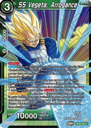 [BT21-081] SS Vegeta, Arrogance (Foil)