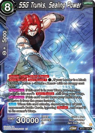 [BT21-134] SSG Trunks, Sealing Power (Foil)