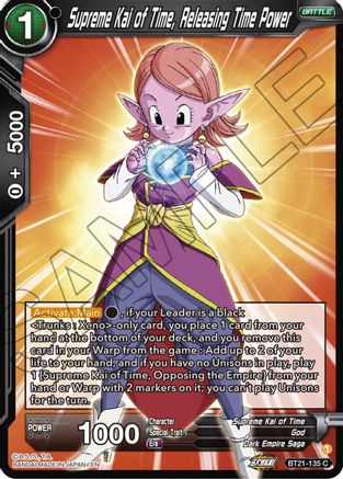 [BT21-135] Supreme Kai of Time, Releasing Time Power (Foil)