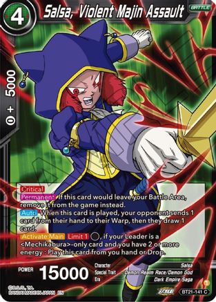 [BT21-141] Salsa, Violent Majin Assault (Foil)