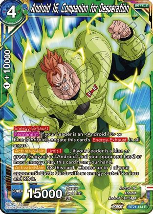 [BT21-144] Android 16, Companion for Desperation (Foil)