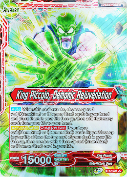 [BT12-002] King Piccolo // King Piccolo, Demonic Rejuvenation (Foil)