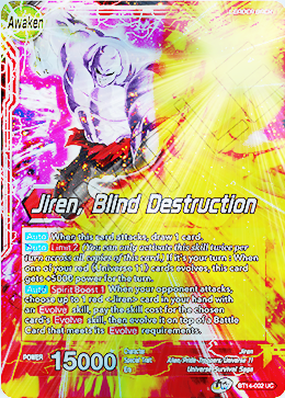 [BT14-002] Jiren // Jiren, Blind Destruction (Foil)