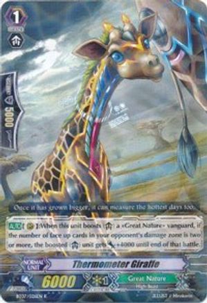 [BT07/026EN] Thermometer Giraffe