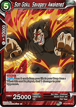 [BT10-006] Son Goku, Savagery Awakened