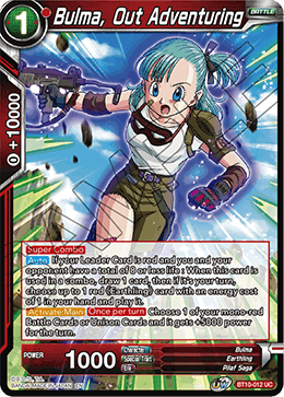 [BT10-012] Bulma, Out Adventuring