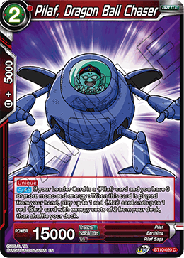 [BT10-020] Pilaf, Dragon Ball Chaser