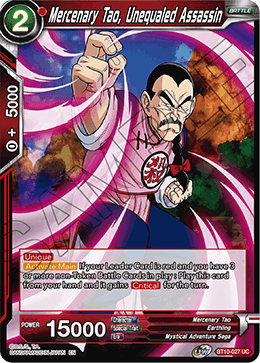 [BT10-027] Mercenary Tao, Unequaled Assassin