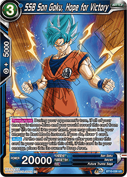 [BT10-036] SSB Son Goku, Hope for Victory