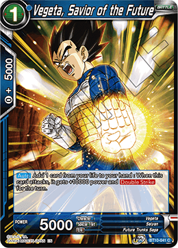 [BT10-041] Vegeta, Savior of the Future