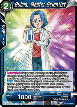 [BT10-047] Bulma, Master Scientist