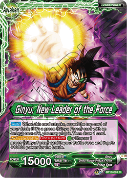 [BT10-061] Ginyu // Ginyu, New Leader of the Force