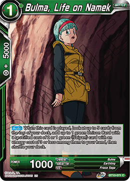 [BT10-071] Bulma, Life on Namek