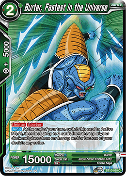 [BT10-080] Burter, Fastest in the Universe