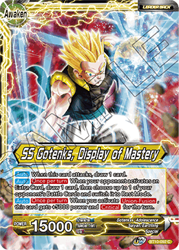 [BT10-092] Gotenks // SS Gotenks, Display of Mastery