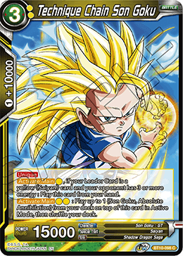 [BT10-098] Technique Chain Son Goku