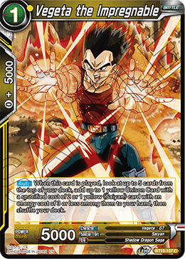 [BT10-107] Vegeta the Impregnable