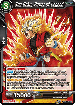 [BT10-128] Son Goku, Power of Legend