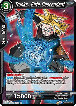 [BT10-130] Trunks, Elite Descendant