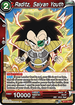 [BT11-005] Raditz, Saiyan Youth RE (Foil)