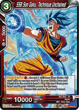 [BT11-006] SSB Son Goku, Technique Unchained RE (Foil)